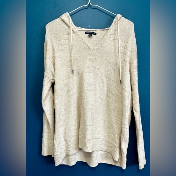 American Eagle Beachy Boho Knit Hooded Sweater - XS - Picture 2 of 9